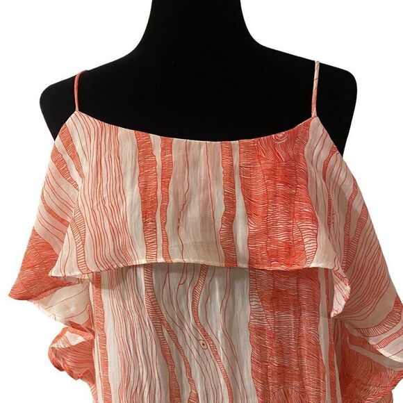 Charlie O by Kinnucan’s Sleeveless Sheath Ruufled Dress‎ - Picture 2 of 10